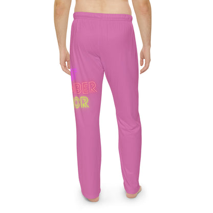 Men's Pajama Pants: Lost Remember Honor Lite Pink