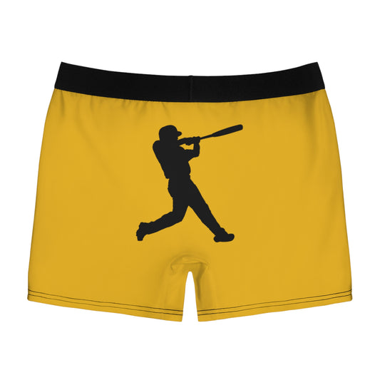 Men's Boxer Briefs: Baseball Yellow