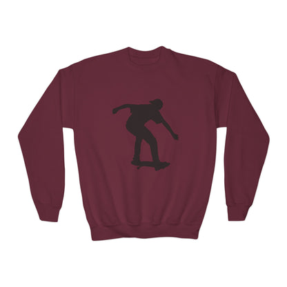 Youth Crewneck Sweatshirt: Skateboarding