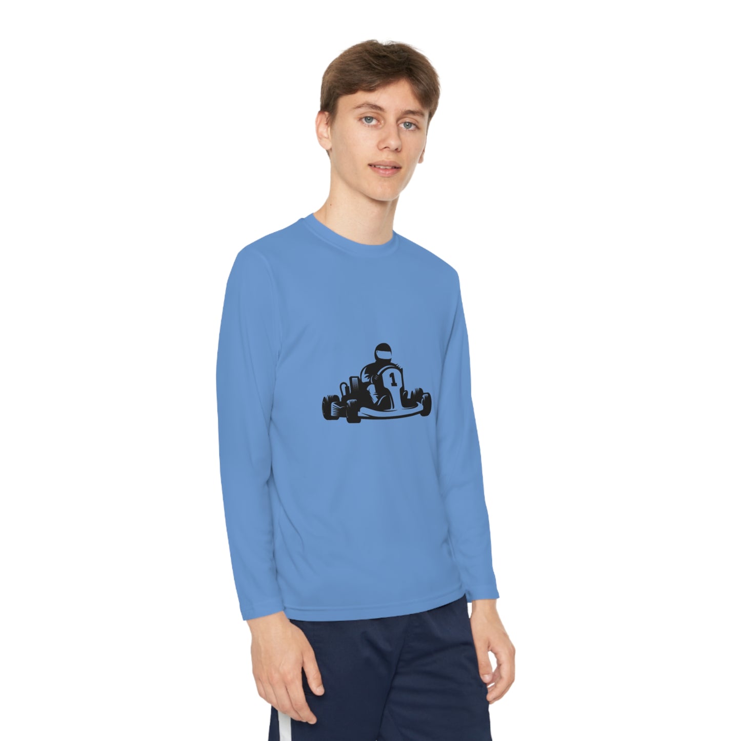 Youth Long Sleeve Competitor Tee: Racing