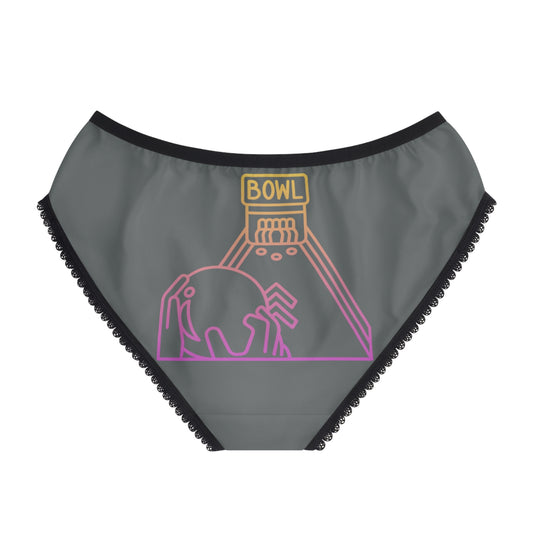 Women's Briefs: Bowling Dark Grey