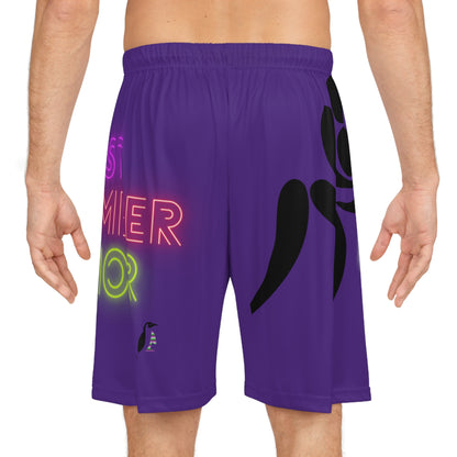 Basketball Shorts: Wrestling Purple