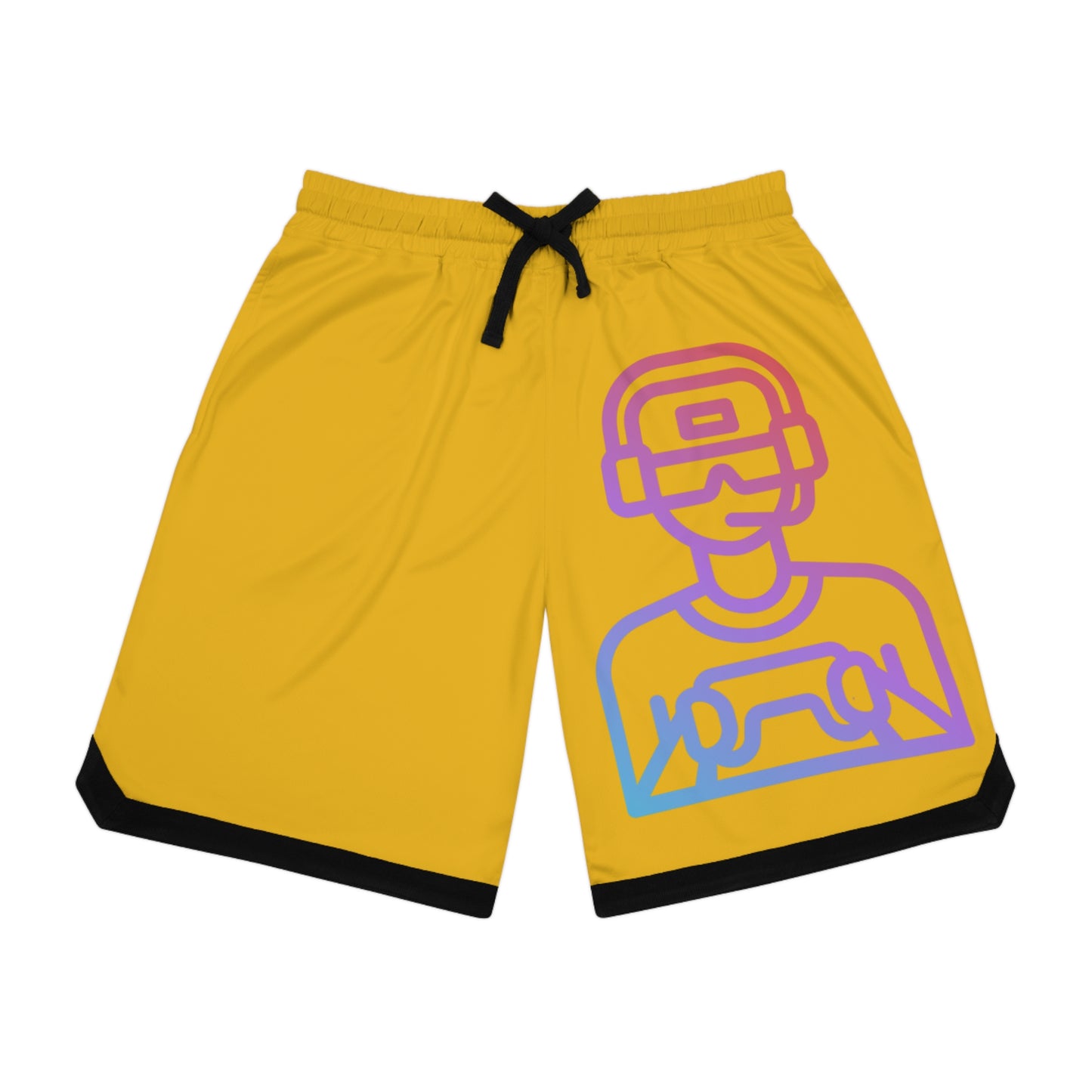 Basketball Rib Shorts: Gaming Yellow