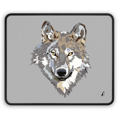 Gaming Mouse Pad: Wolves Lite Grey