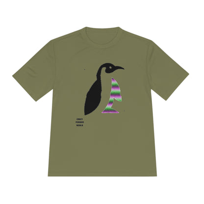 Moisture Wicking Tee: Crazy Penguin World Logo #2