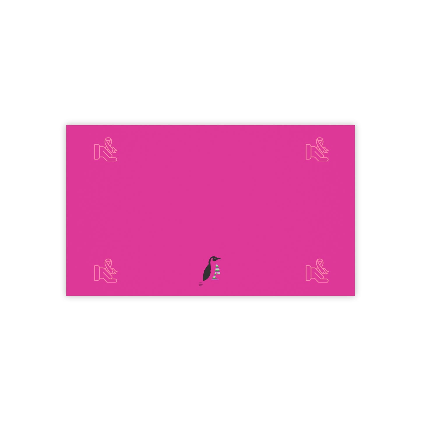 Post-it® Note Pads: Fight Cancer Pink