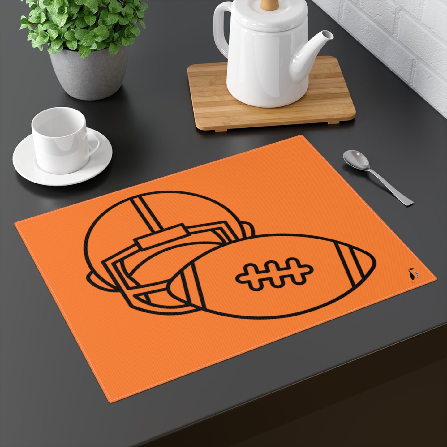 Placemat, 1pc: Football Crusta