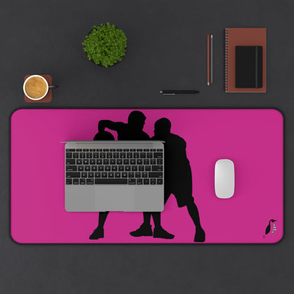 Desk Mat: Basketball Pink