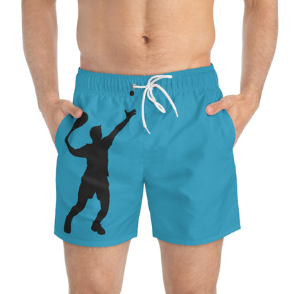 Swim Trunks: Tennis Turquoise