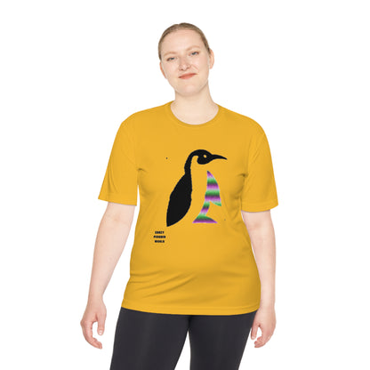 Moisture Wicking Tee: Crazy Penguin World Logo #1