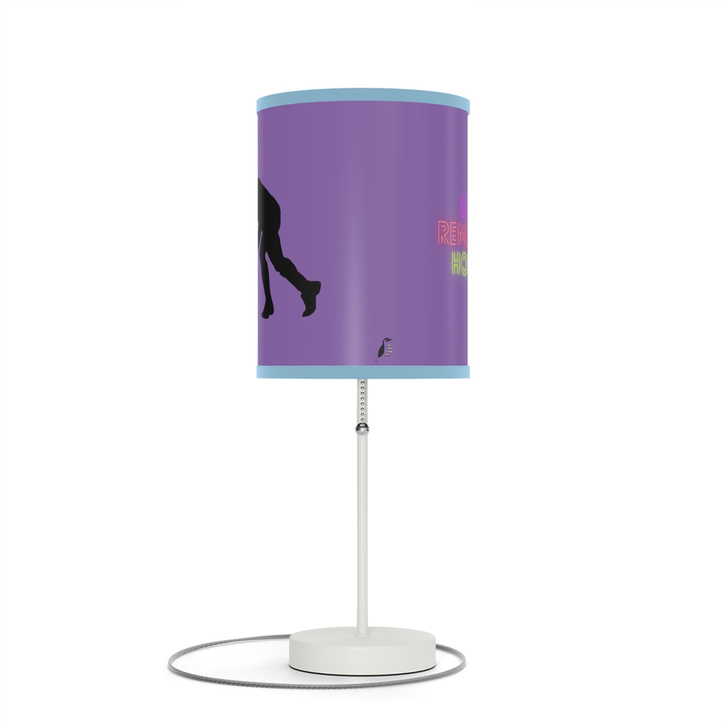 Lamp on a Stand, US|CA plug: Hockey Lite Purple