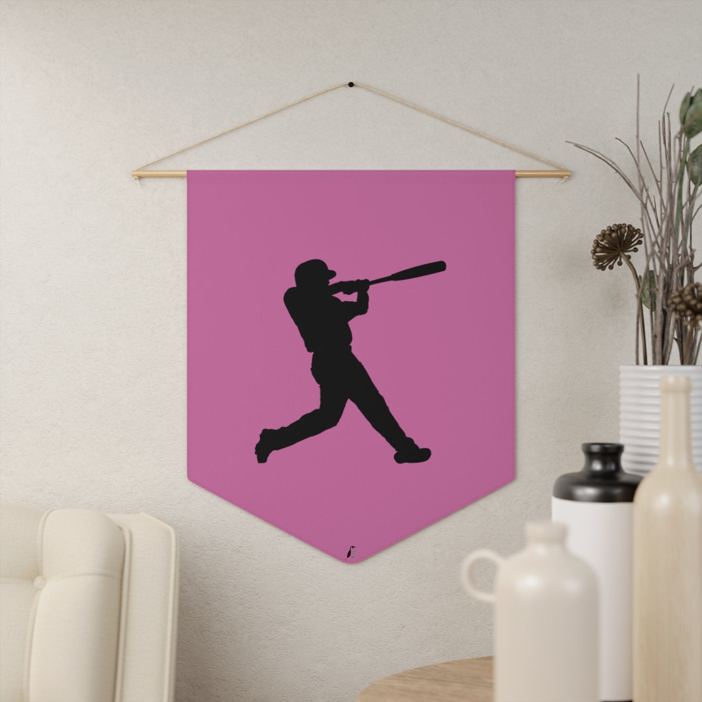 Pennant: Baseball Lite Pink