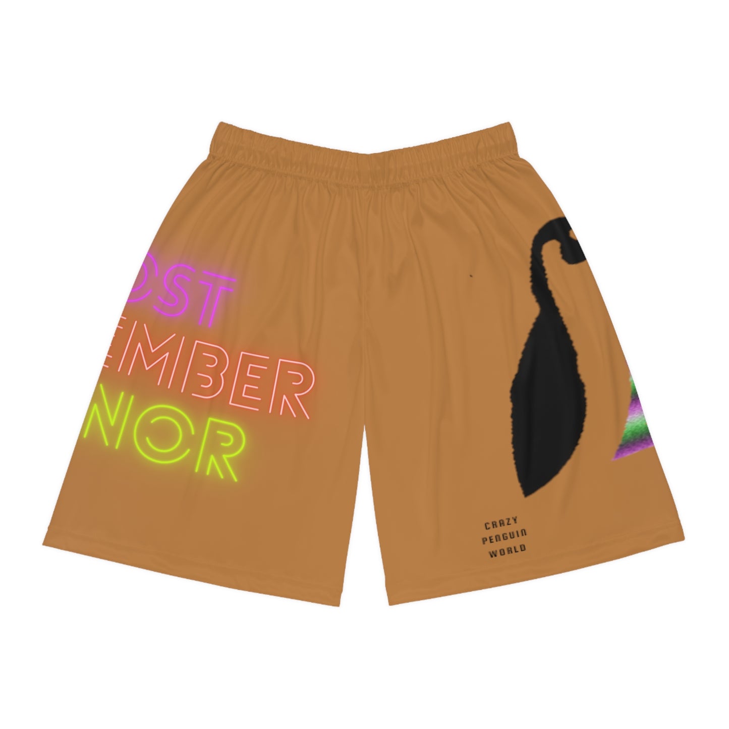 Basketball Shorts: Lost Remember Honor Lite Brown