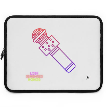 Laptop Sleeve: Music White