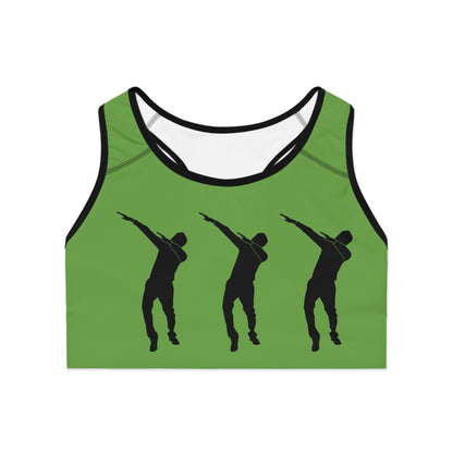 Sports Bra: Dance Green