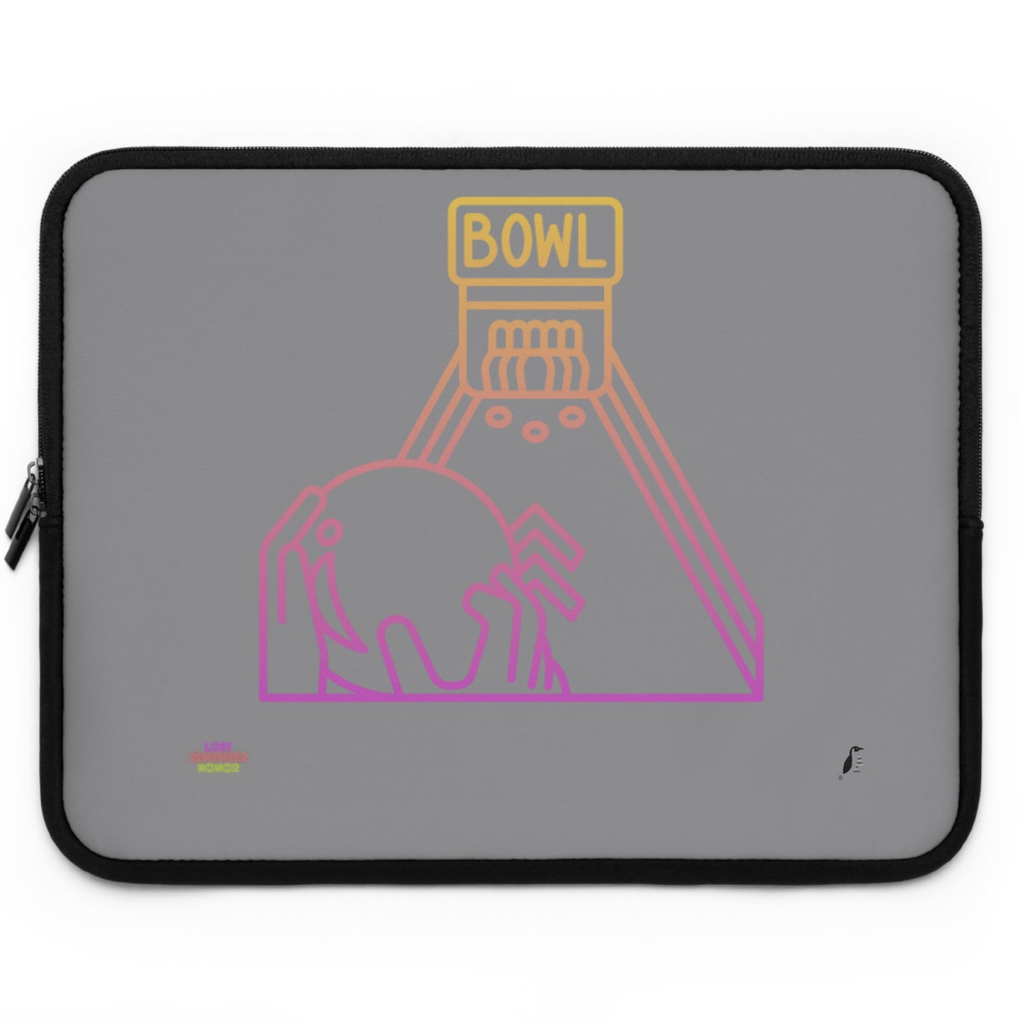 Laptop Sleeve: Bowling Grey