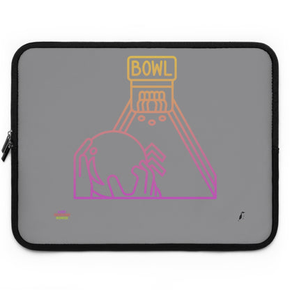 Laptop Sleeve: Bowling Grey