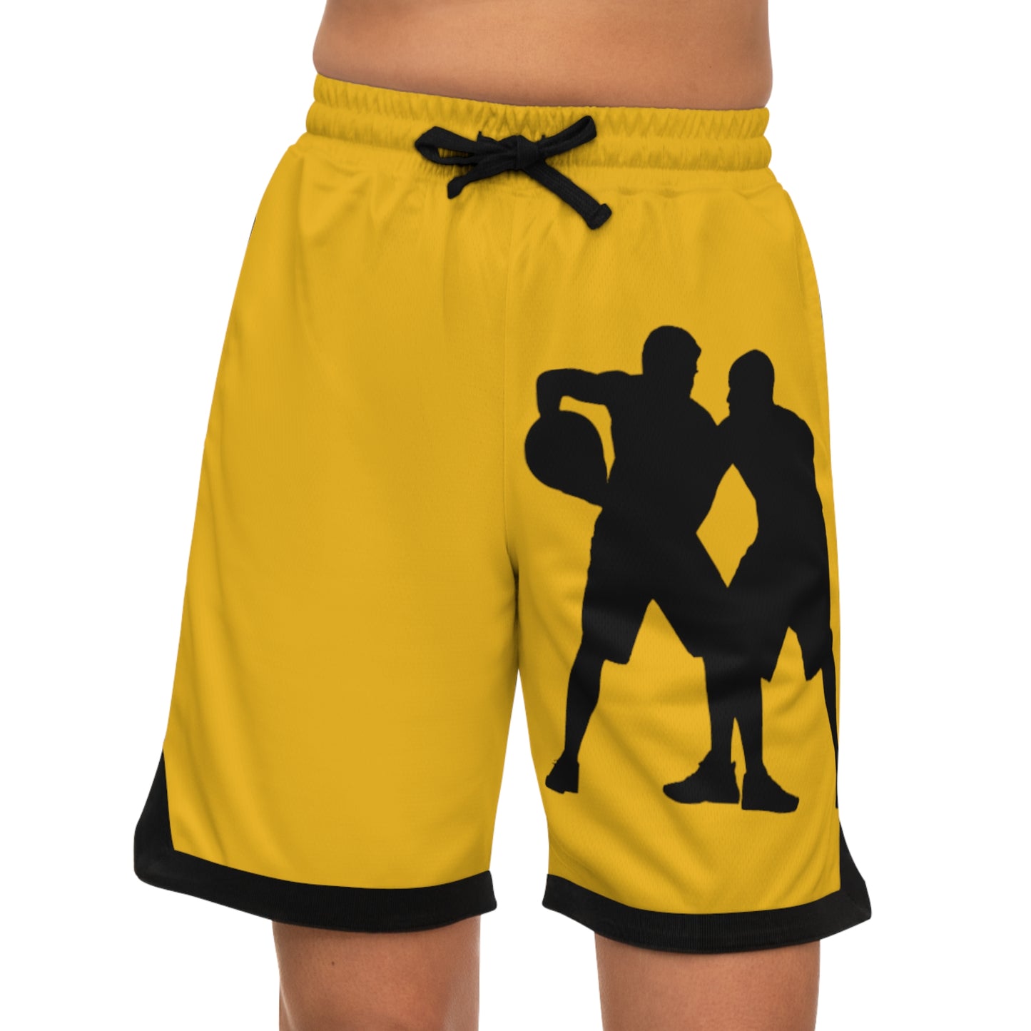 Basketball Rib Shorts: Basketball Yellow