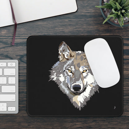 Gaming Mouse Pad: Wolves Black
