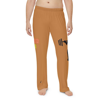 Men's Pajama Pants: Weightlifting Lite Brown