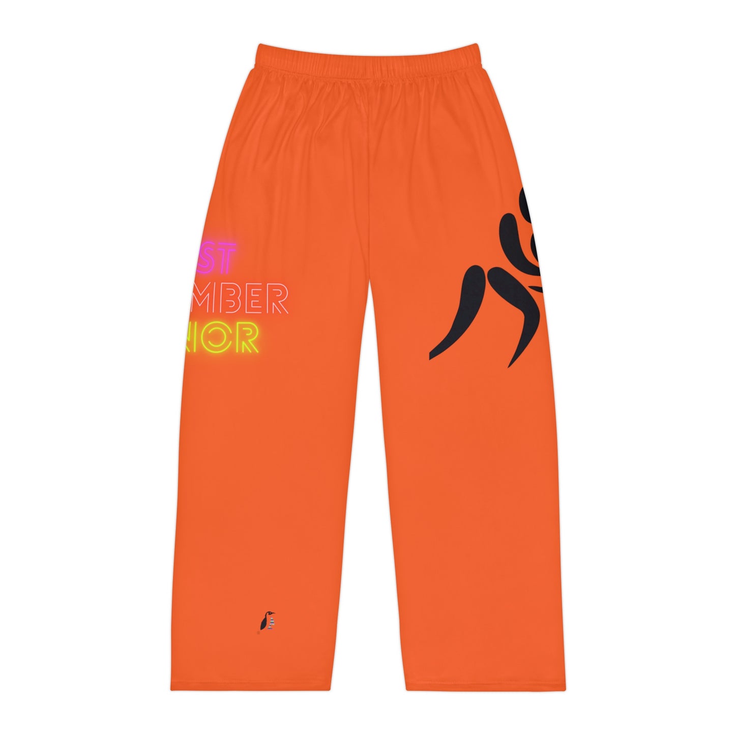 Men's Pajama Pants: Wrestling Orange