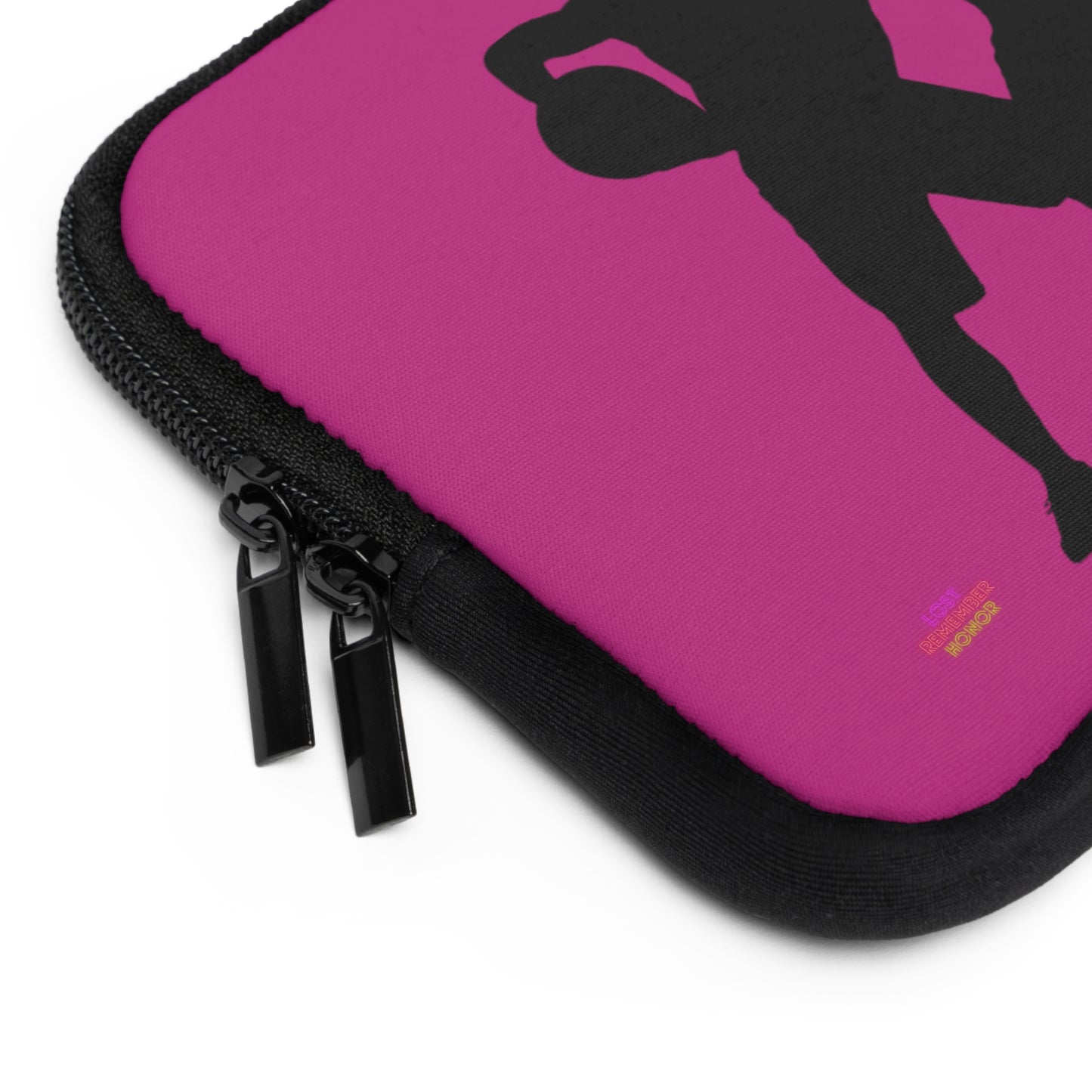 Laptop Sleeve: Basketball Pink