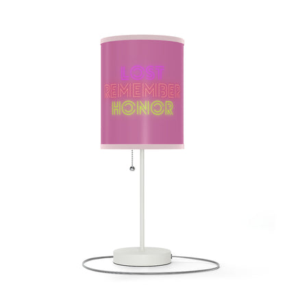 Lamp on a Stand, US|CA plug: Wolves Lite Pink