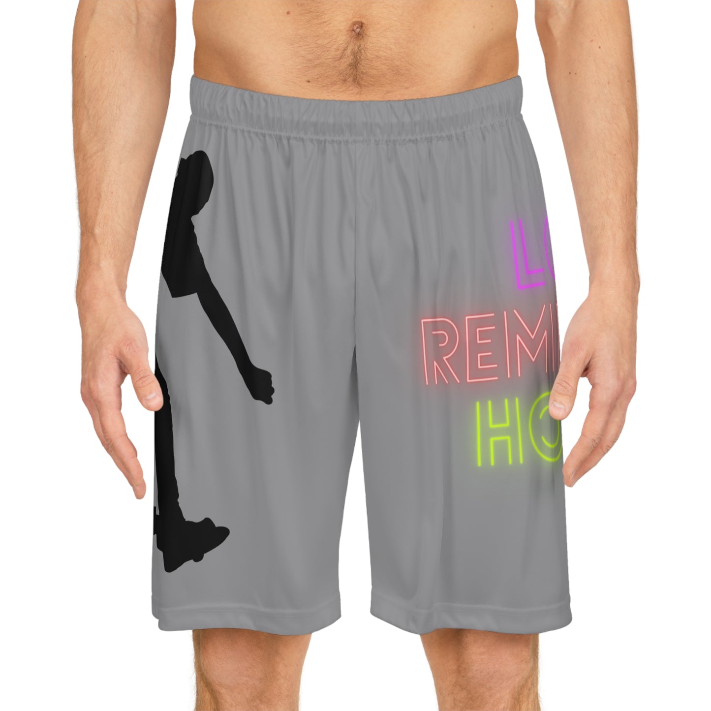 Basketball Shorts: Skateboarding Grey