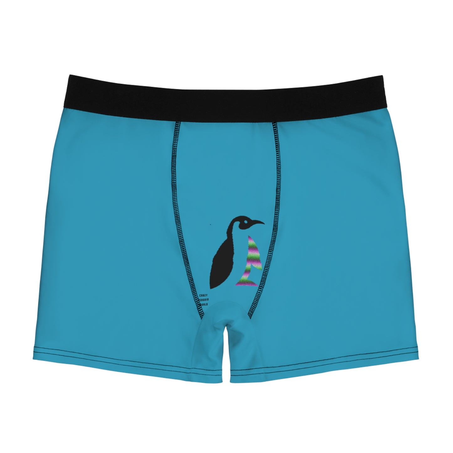 Men's Boxer Briefs Football Turquoise