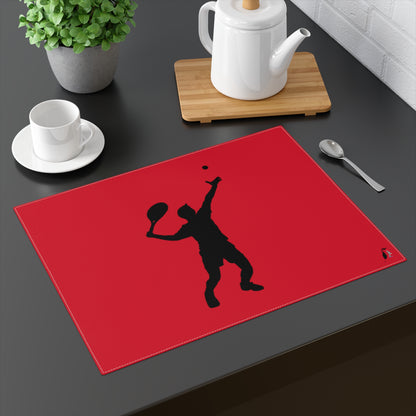 Placemat, 1pc: Tennis Dark Red