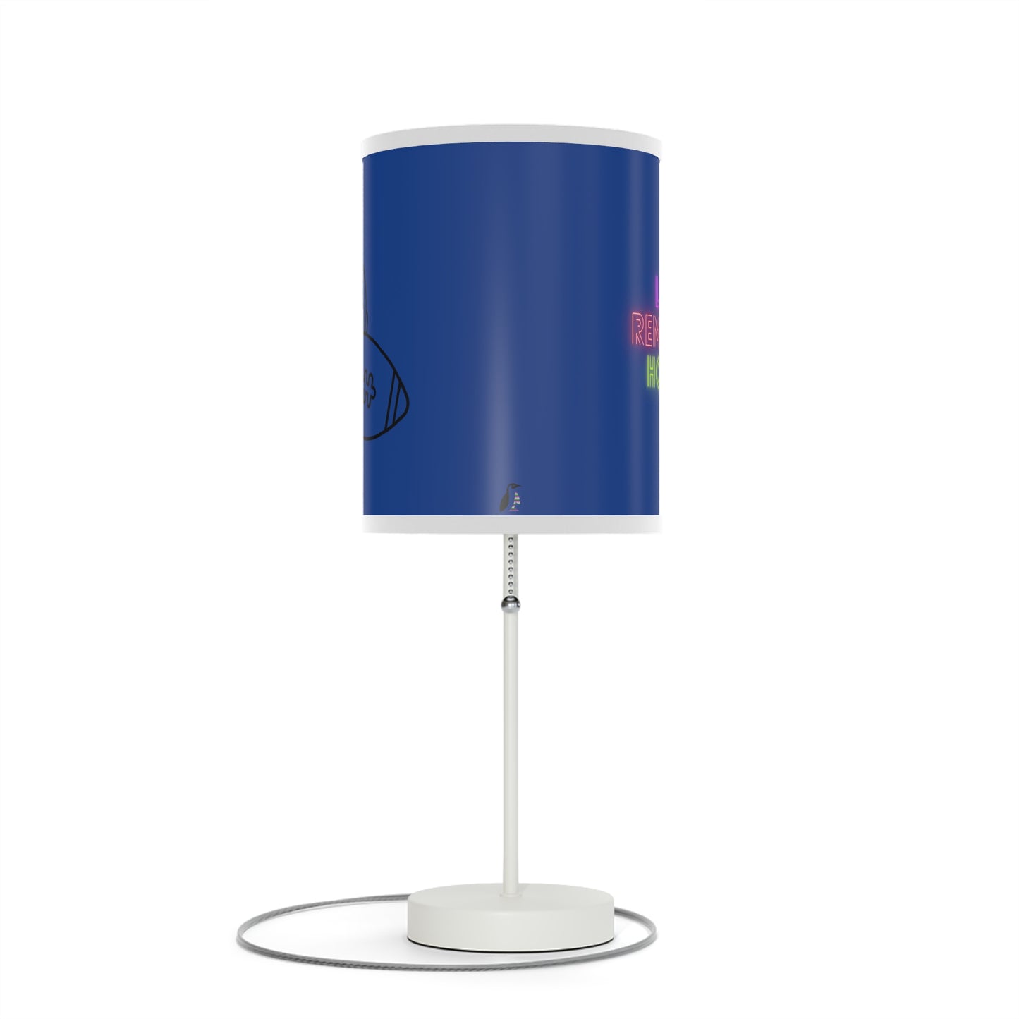 Lamp on a Stand, US|CA plug: Football Dark Blue