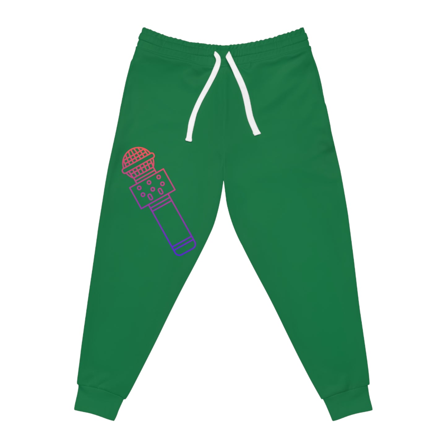 Athletic Joggers: Music Dark Green