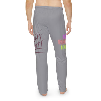 Men's Pajama Pants: Volleyball Grey