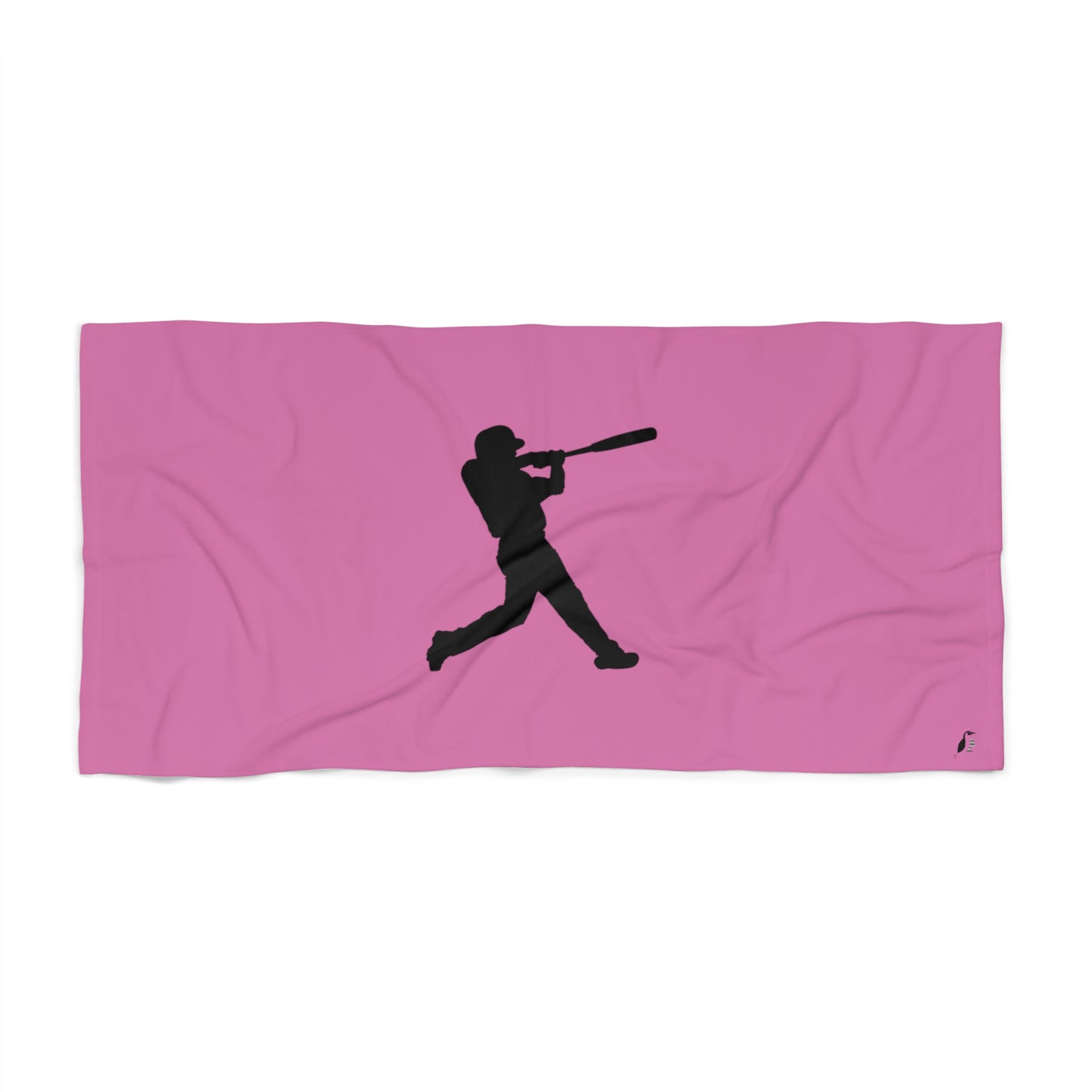 Beach Towel: Baseball Lite Pink