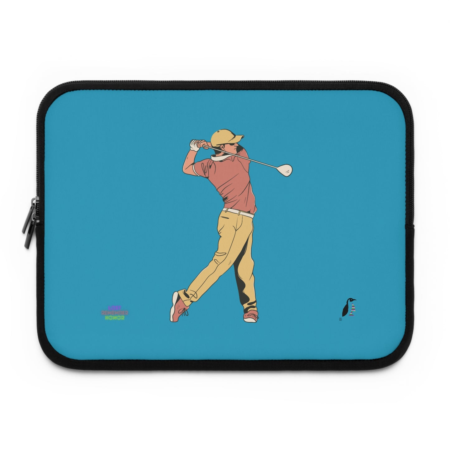 Laptop Sleeve: Golf Turquoise