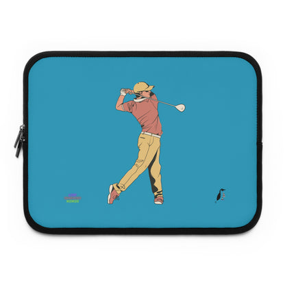 Laptop Sleeve: Golf Turquoise