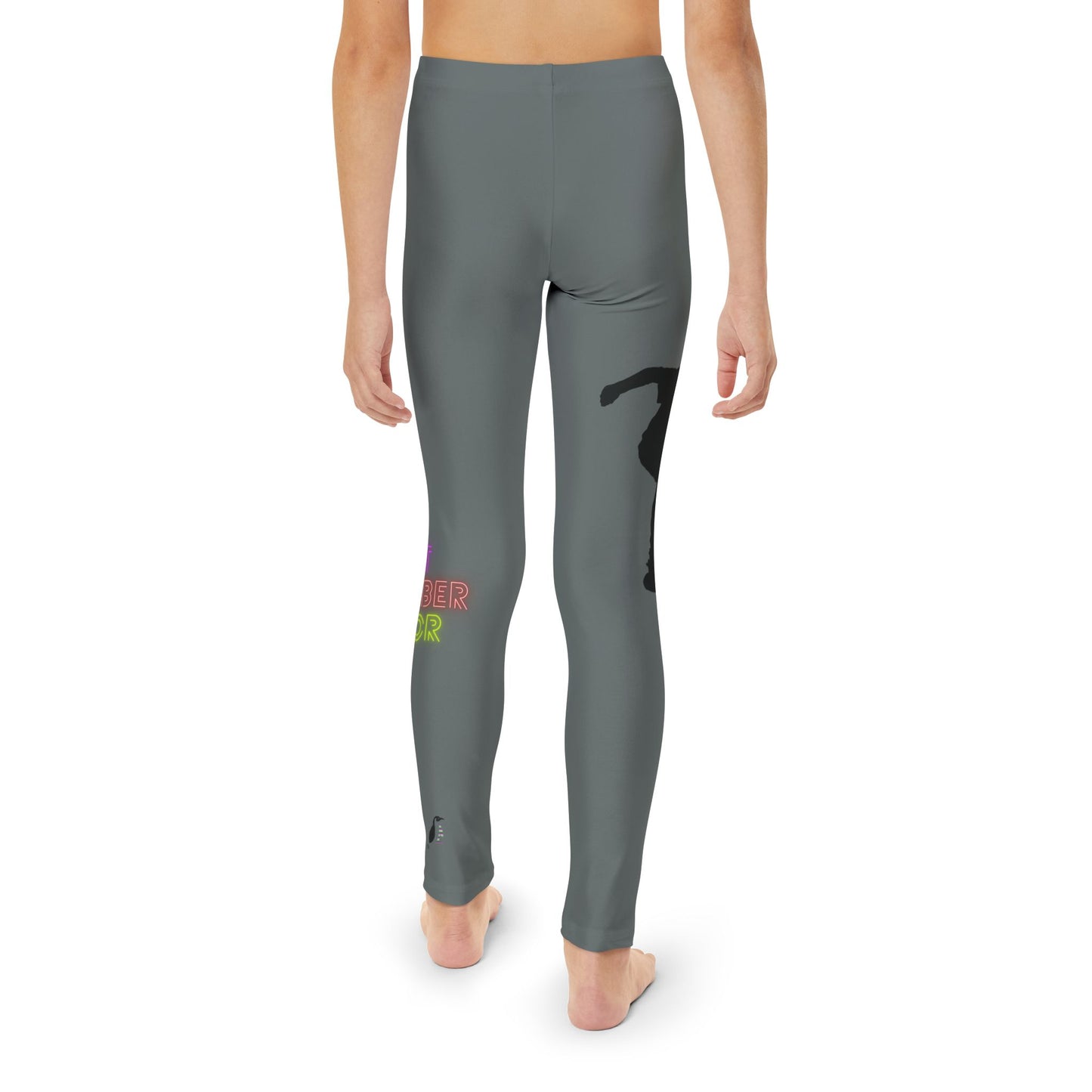 Youth Full-Length Leggings: Skateboarding Dark Grey