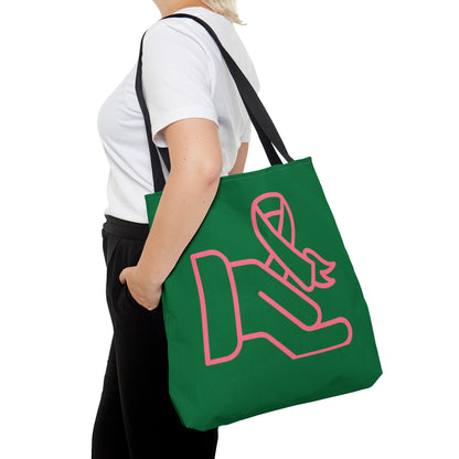 Tote Bag: Fight Cancer Dark Green