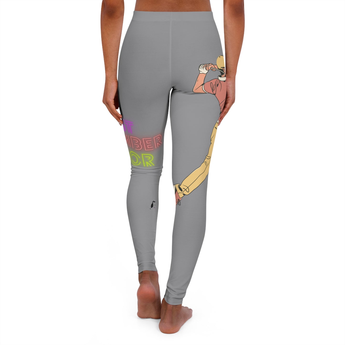 Women's Spandex Leggings: Golf Grey