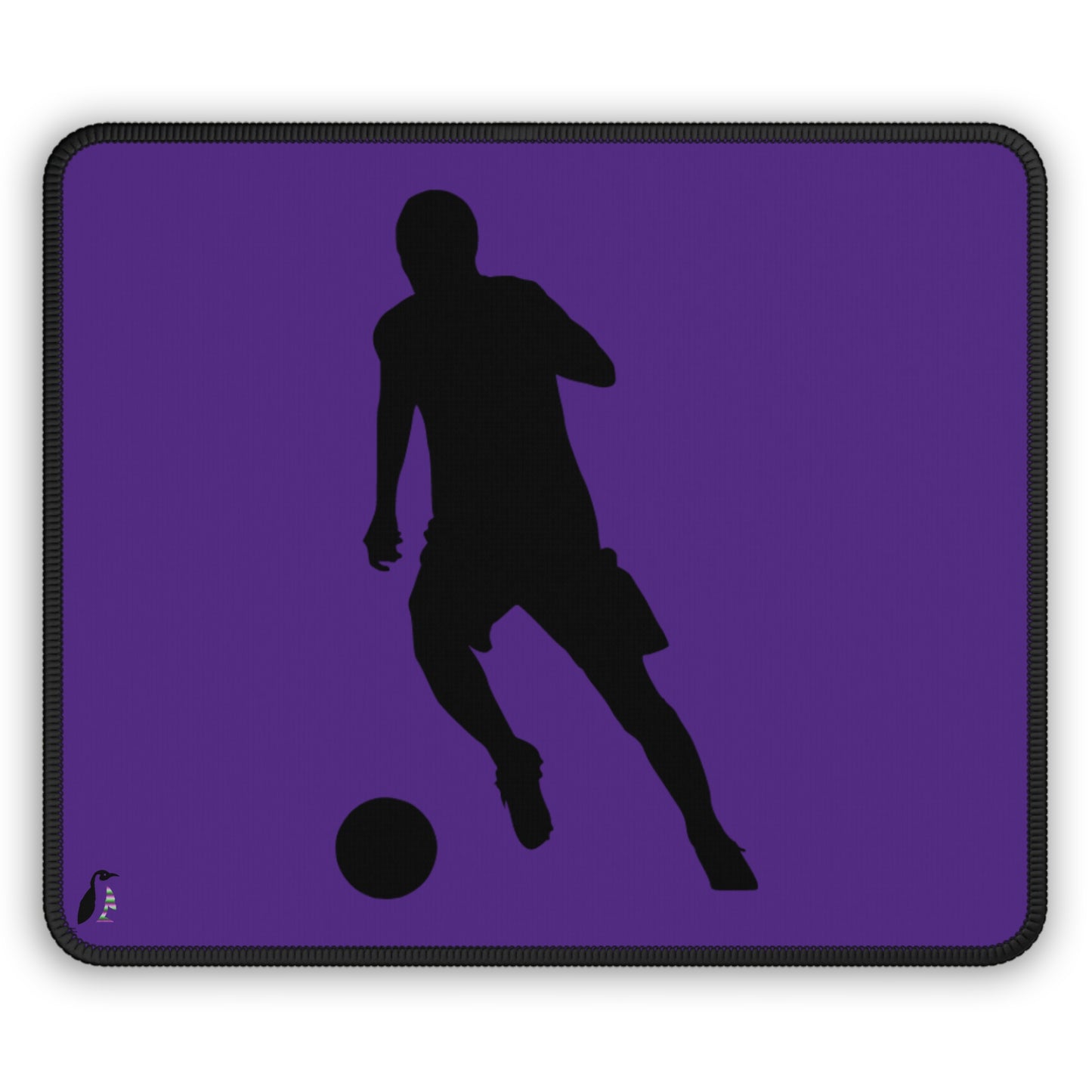 Gaming Mouse Pad: Soccer Purple