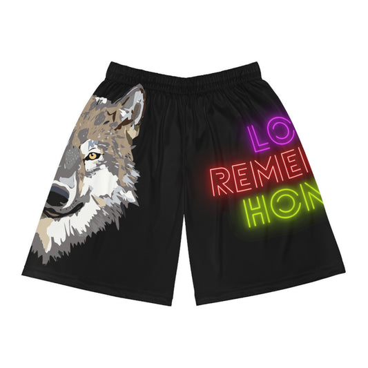 Basketball Shorts: Wolves Black