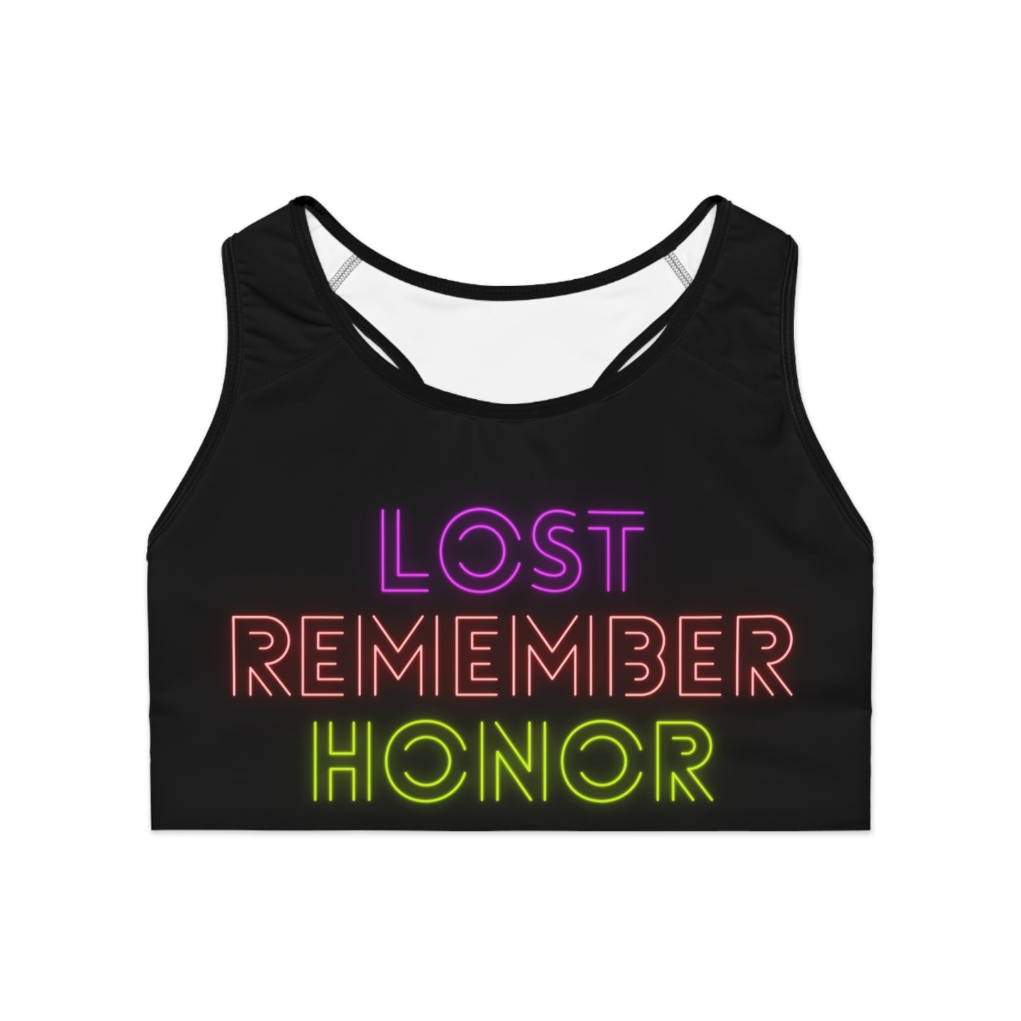 Sports Bra: Lost Remember Honor Black