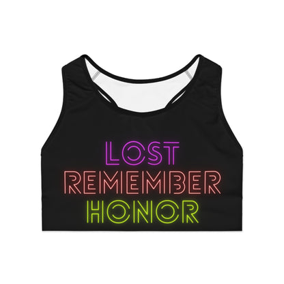 Sports Bra: Lost Remember Honor Black