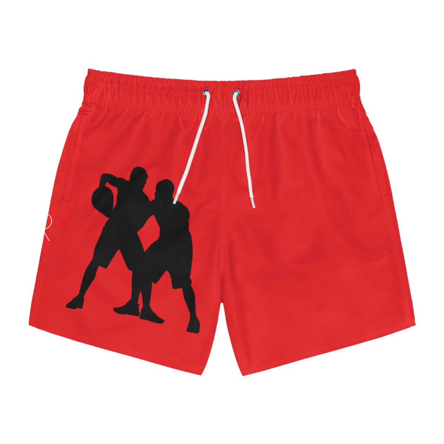 Swim Trunks: Basketball Red