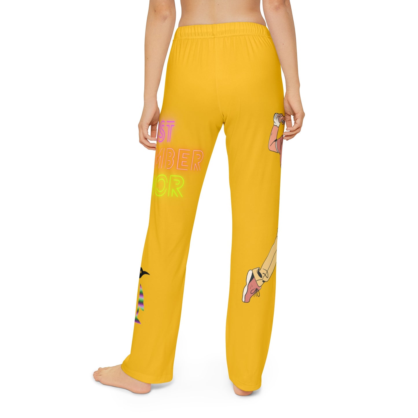 Kids Pajama Pants: Golf Yellow