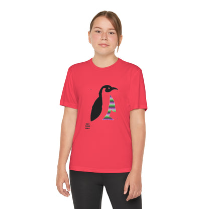 Youth Competitor Tee #2: Crazy Penguin World Logo 