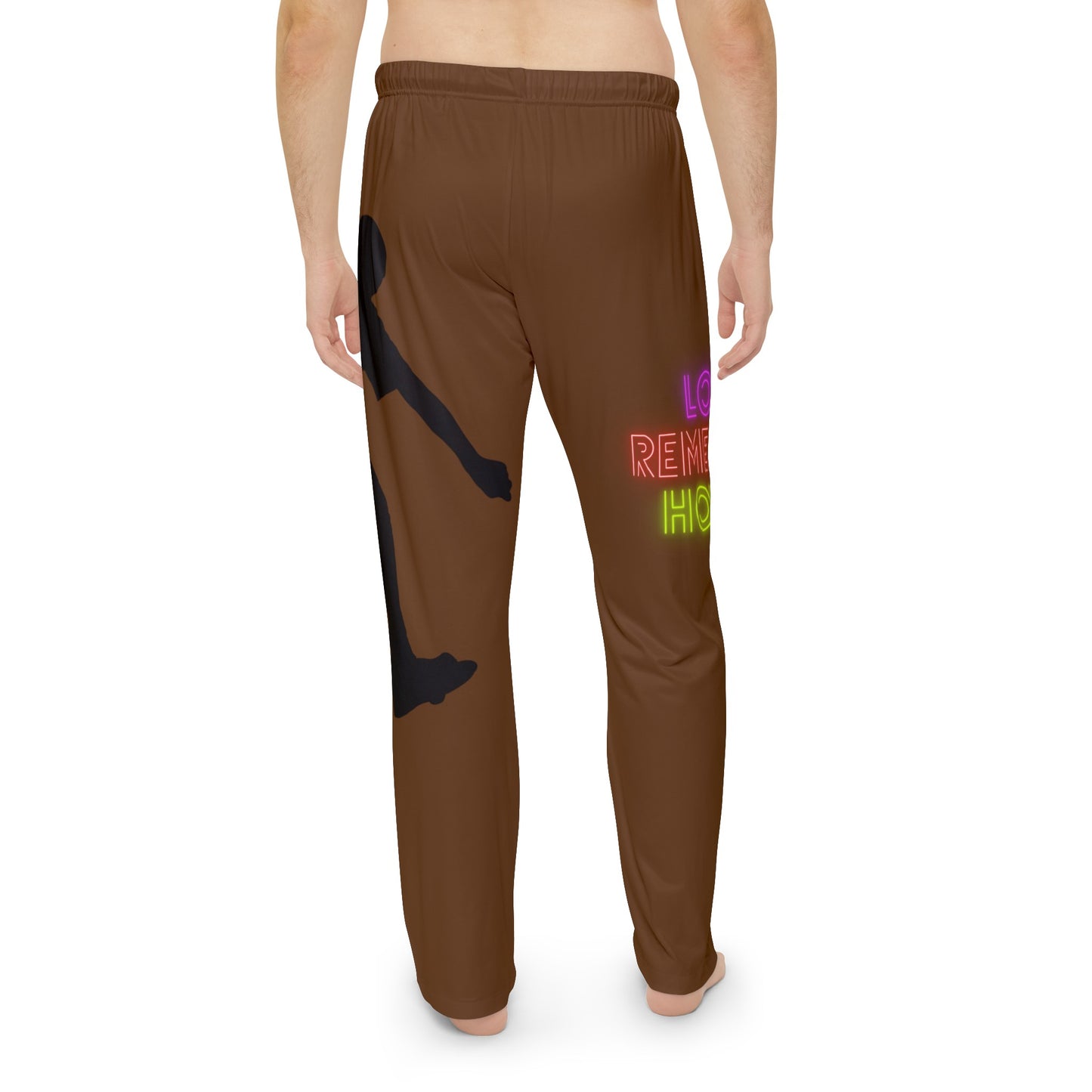 Men's Pajama Pants: Skateboarding Brown