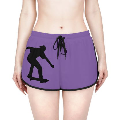 Women's Relaxed Shorts: Skateboarding Lite Purple