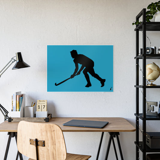 Gloss Posters: Hockey Turquoise