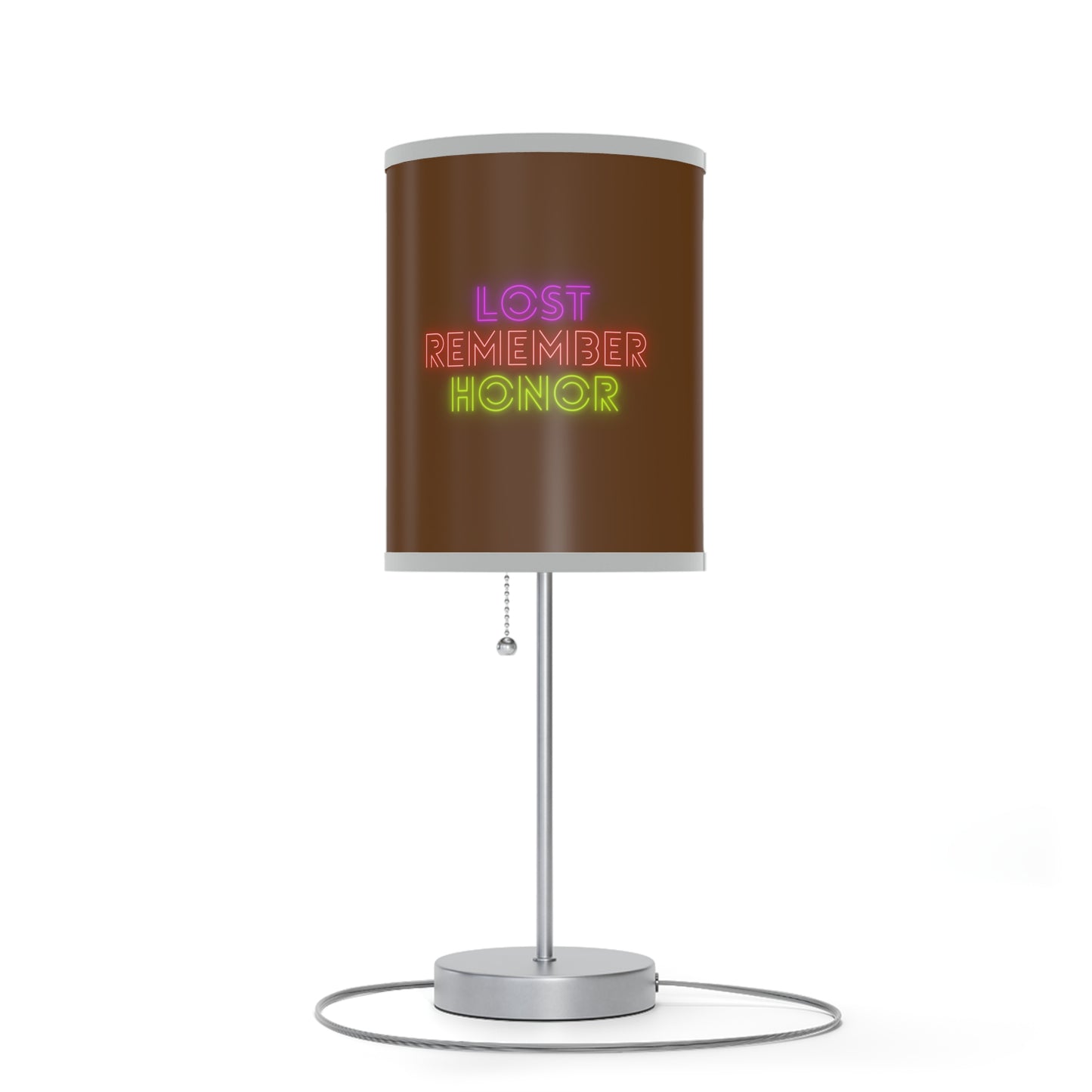 Lamp on a Stand, US|CA plug: Bowling Brown